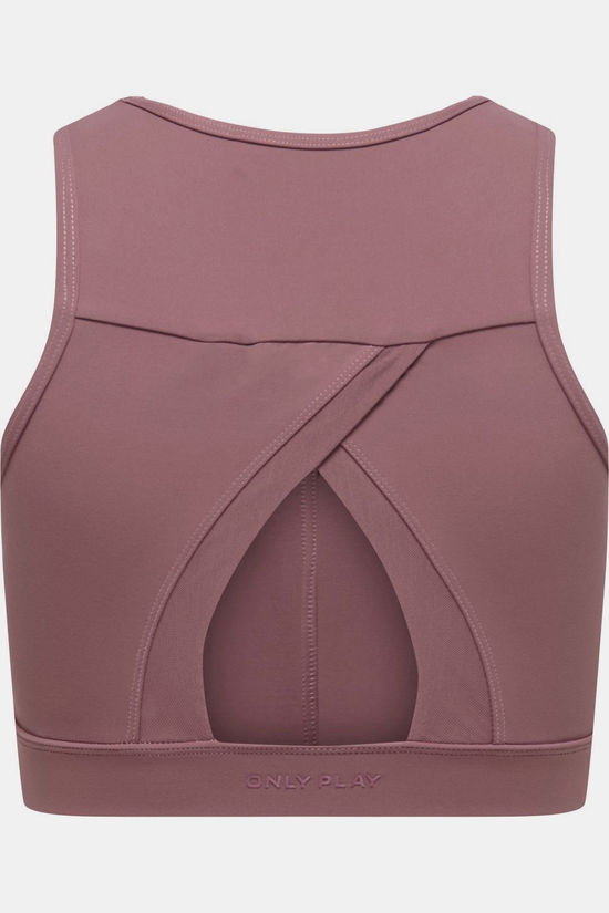 Only Play Sport Bh Onpnewposh-2 Mesh Sports Bra Rose Brown