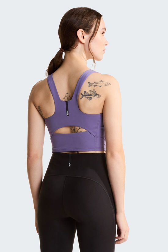 The North Face Sport Bh W Jaida Long Line Bra Grounded Plum