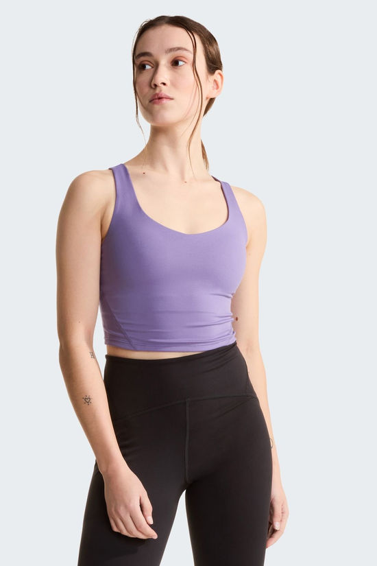 The North Face Sport Bh W Jaida Long Line Bra Grounded Plum