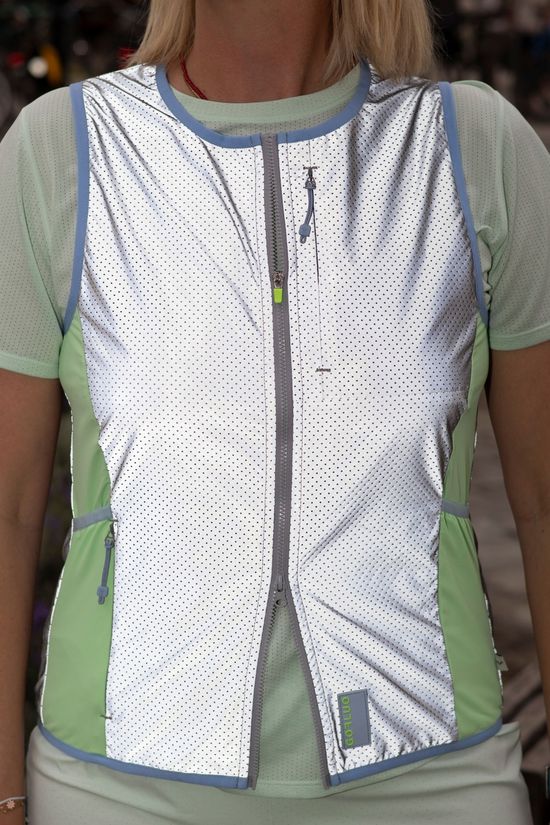 Gofluo Gilet Joan Grey Reflective