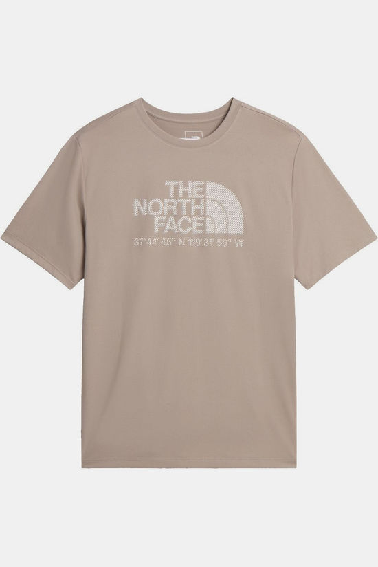 The North Face T-Shirt M 24/7 S/S Tee Logo Graphic Reg Stone Slab