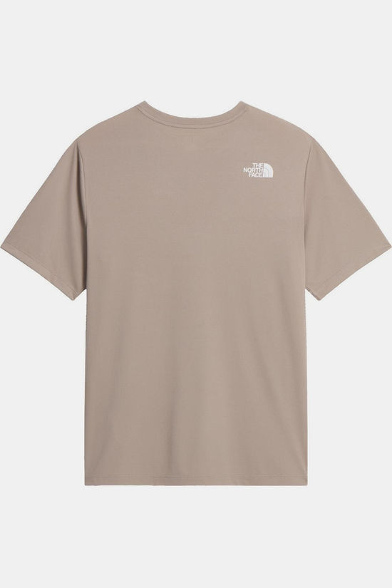 The North Face T-Shirt M 24/7 S/S Tee Logo Graphic Reg Stone Slab