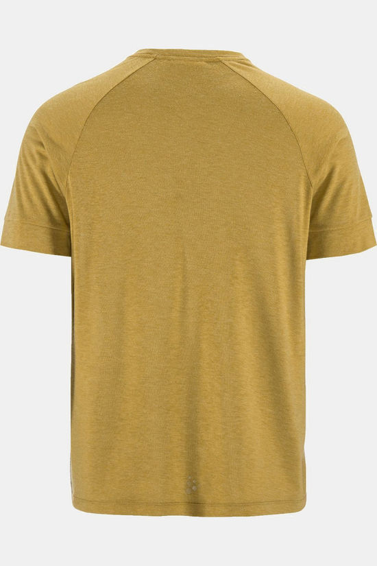 Craft T-Shirt Wool Ss M Khaki Melange