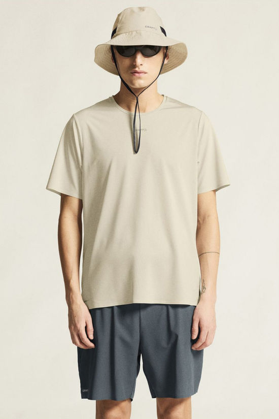 Craft T-Shirt Pro Trail Ss Tee 2 M Plaster