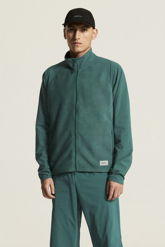 Craft Cardigan Fleece Jersey Jacket M Peridot