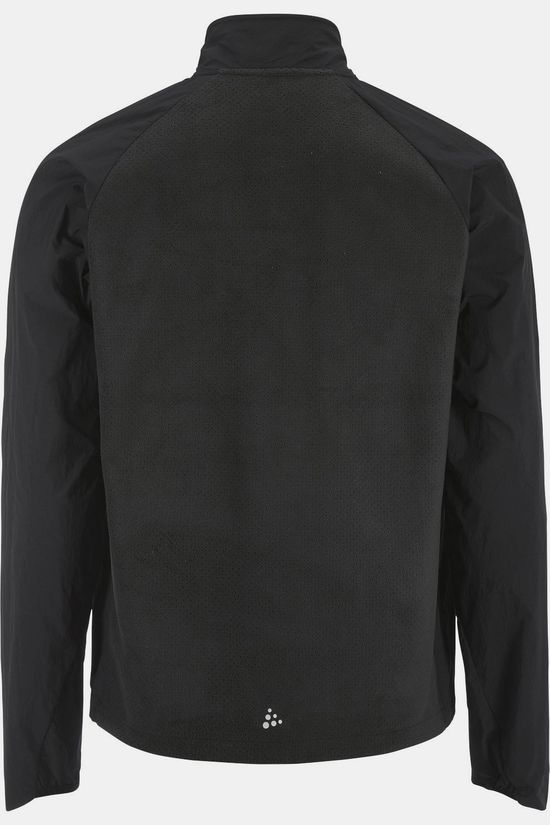 Craft Cardigan Fleece Jersey Jacket M Black