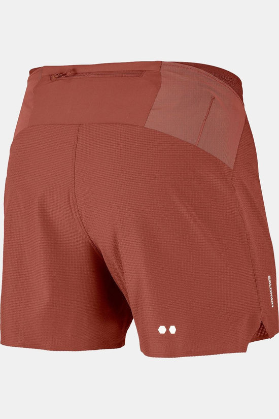 Salomon Short De Sport Sense Aero Stow 5" Shorts M Burnt Umber