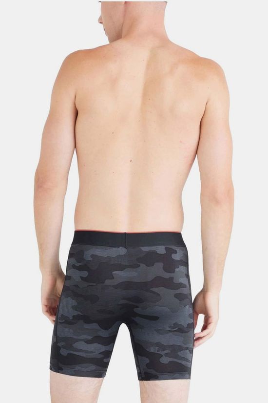 Saxx Boxer Multi-Sport Mesh Boxer Brief Fly Remote Camo- Faded Black