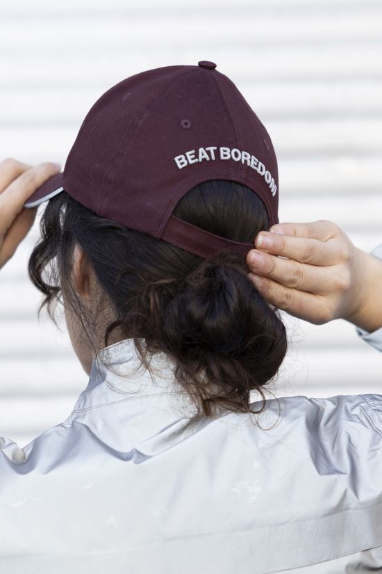 Gofluo Casquette Nora Burgundy