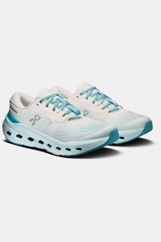 On Chaussures De Sport Womens Cloudrunner 3 Ivory | Aquamarine
