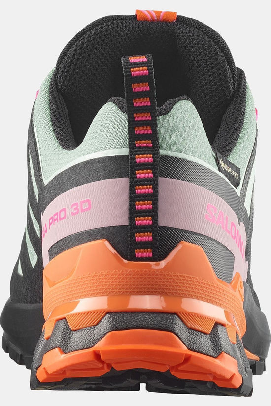 Salomon Chaussures De Trail Xa Pro 3D V9 GTX Storm W Black/Green Milieu/Dragon Fire