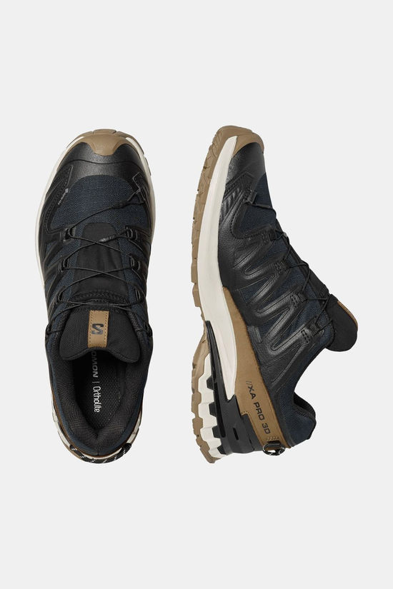 Salomon Trailschoenen Xa Pro 3D V9 Gore-Tex Lifelong Black/Coyote Brown/Vanilla Ice