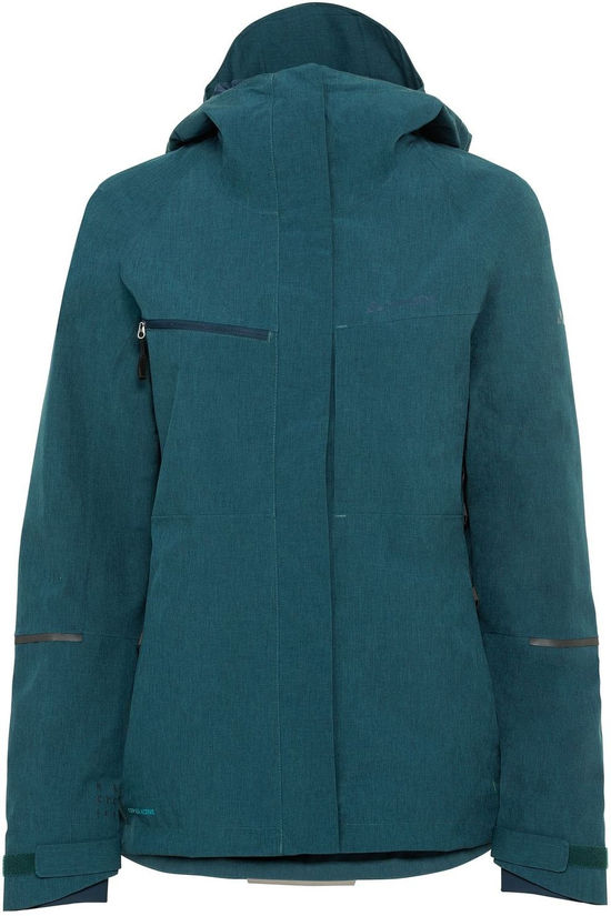 Vaude Regenjas Yaras Warm Rain Jacket dark green