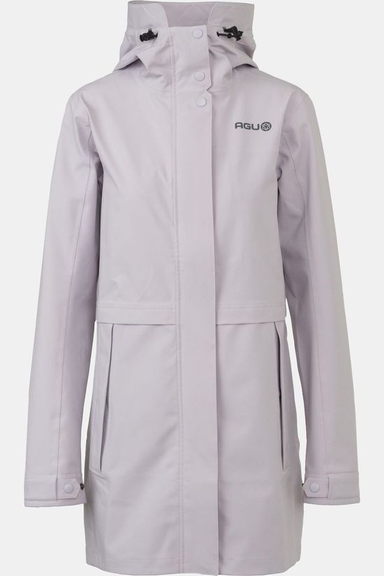 Agu Veste Imperméable Parka Rain Jacket Urban Outdoor W Dusky Lilac