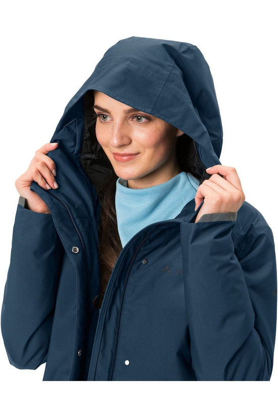 Vaude Cyclist Warm Rain Jacket Dark Sea
