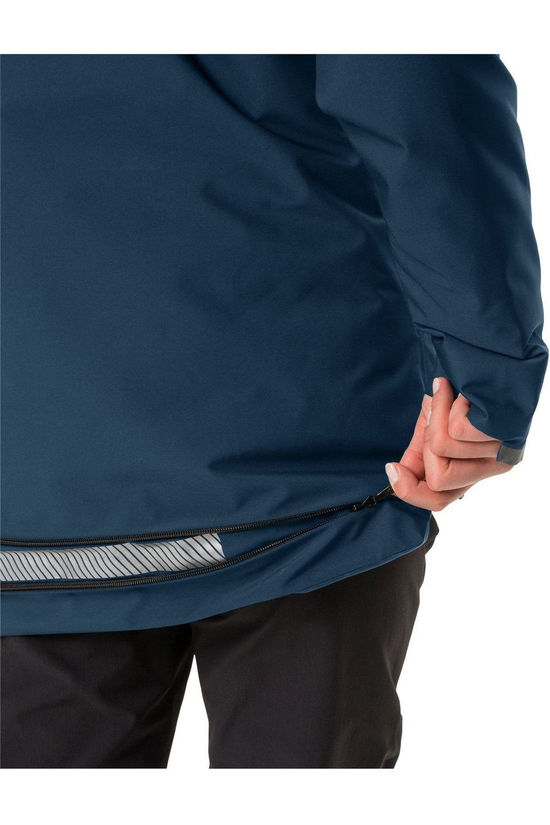 Vaude Cyclist Warm Rain Jacket Dark Sea