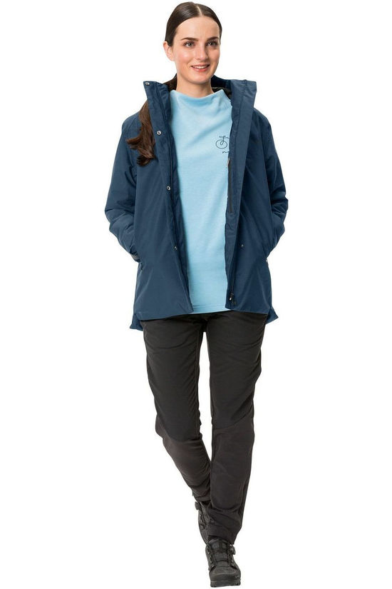 Vaude Cyclist Warm Rain Jacket Dark Sea