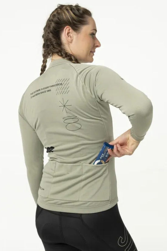Agu T-Shirt Classic Jersey Ls Six6 Women Grass Roots Green
