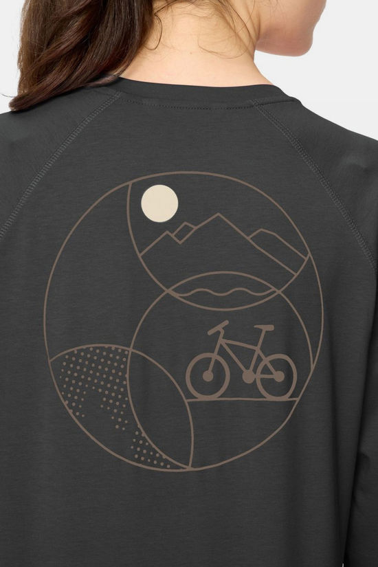 Vaude T-Shirt Women'S Cyclist Ls T-Shirt Graphite