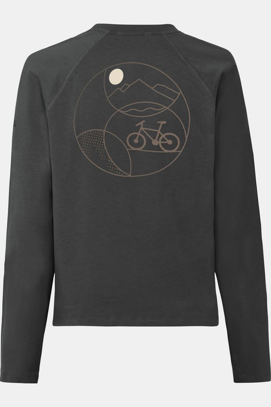 Vaude T-Shirt Women'S Cyclist Ls T-Shirt Graphite