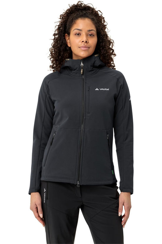 Vaude Softshell Wo Elope Stormfleece Hoody Phantom Black