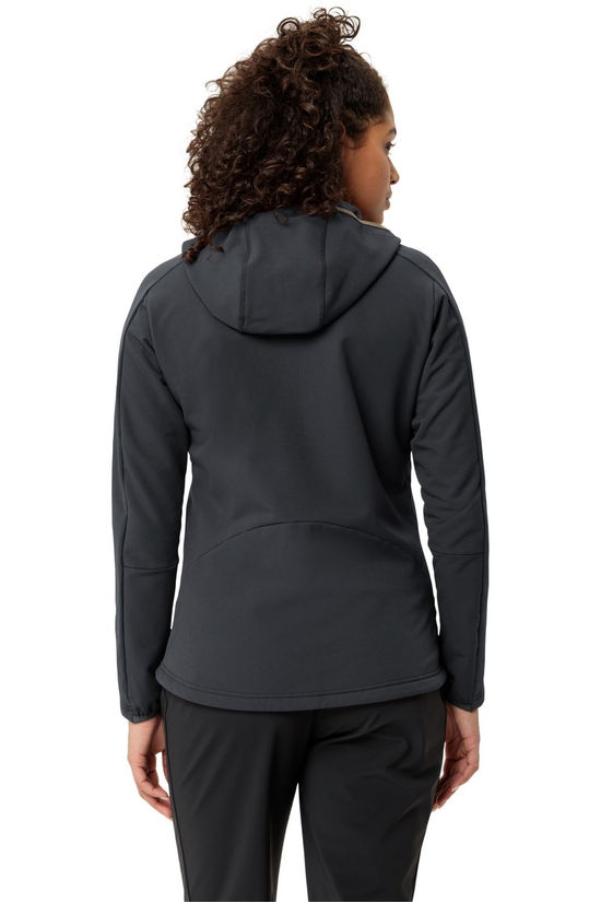Vaude Softshell Wo Elope Stormfleece Hoody Phantom Black