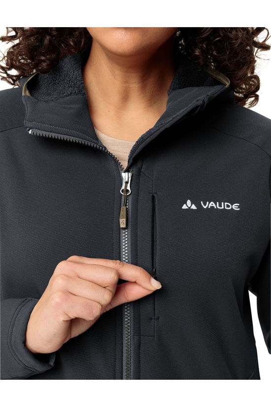 Vaude Softshell Wo Elope Stormfleece Hoody Phantom Black