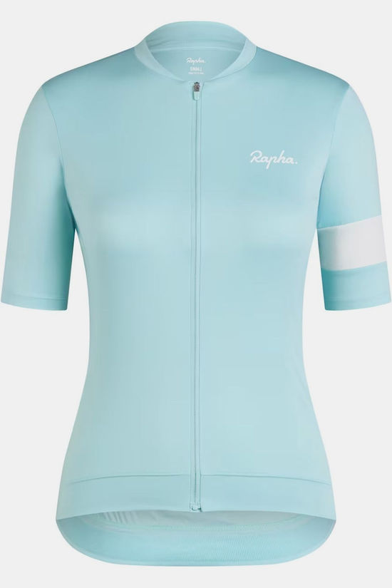 Rapha T-Shirt Jerseys Womens Core Light Blue/White