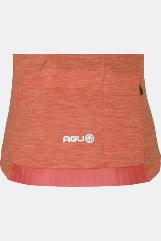 Agu T-Shirt Merino Jersey Ss Performance Women Sunset_Orange