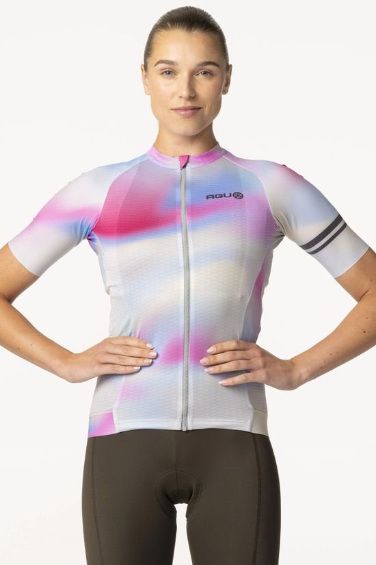 Agu T-Shirt Gradient Swirl Jersey Ss Performance W Multicolour