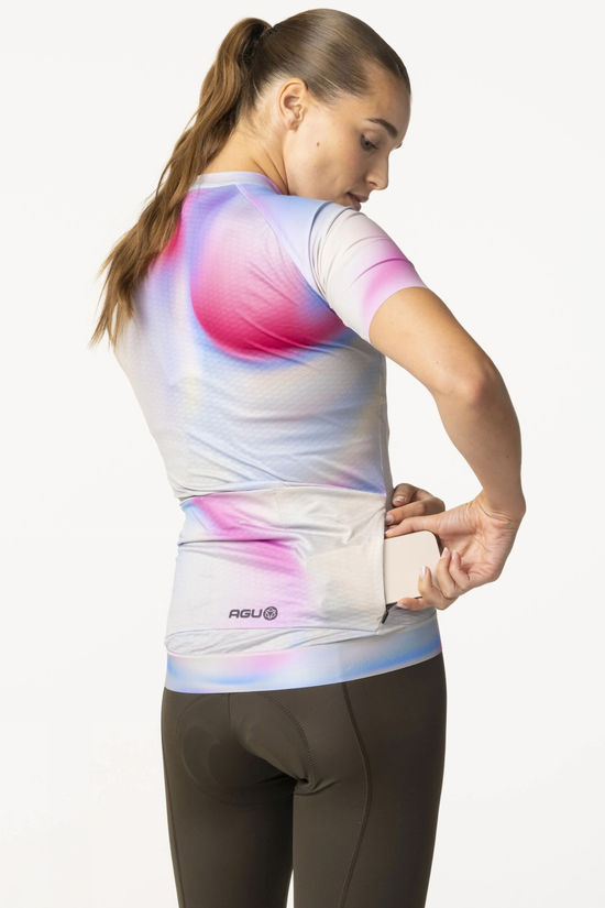 Agu T-Shirt Gradient Swirl Jersey Ss Performance W Multicolour