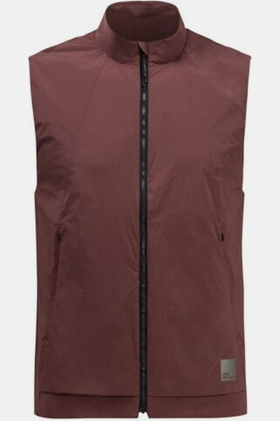 Jack Wolfskin Veste Bike Commute Ins Vest M Dark Maroon