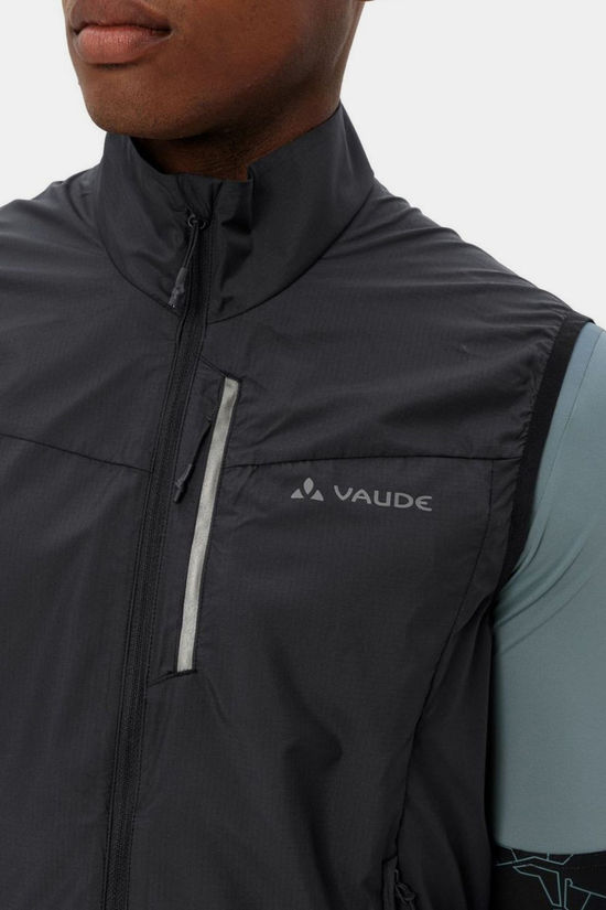 Vaude Softshell Jas Me Kuro Air Vest Black/Black