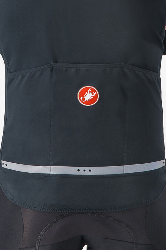 Castelli Veste Softshell Perfetto Ros 2 Convertible Light Black/Black Red