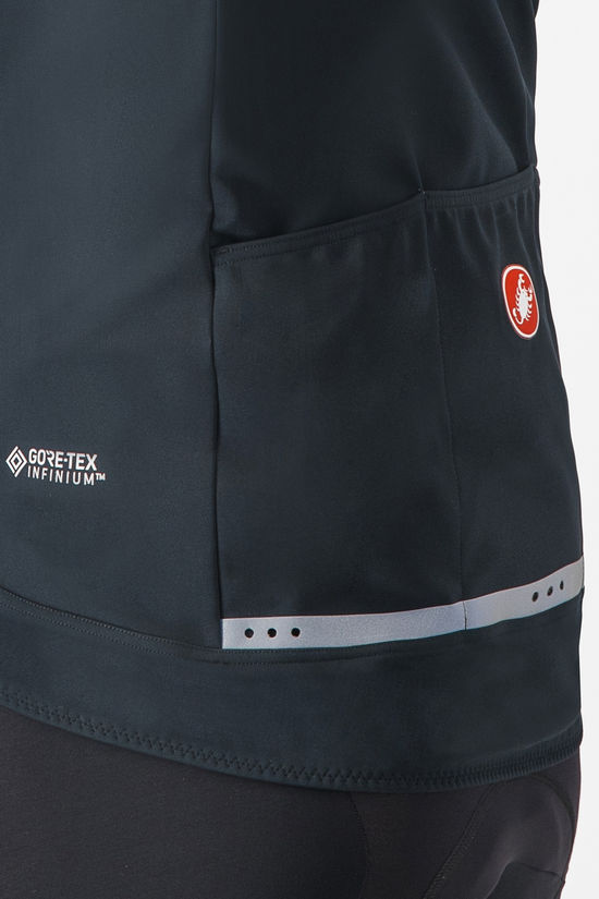Castelli Veste Softshell Perfetto Ros 2 Convertible Light Black/Black Red