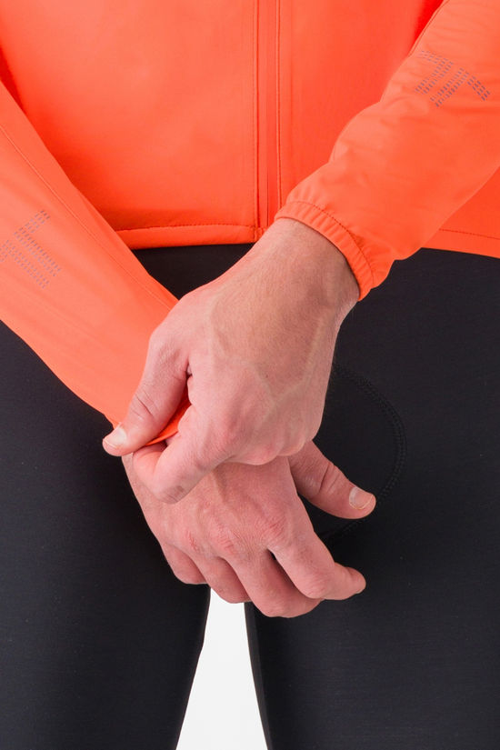 Castelli Regenjas Emergency 3 Rain Jacket Brilliant Orange