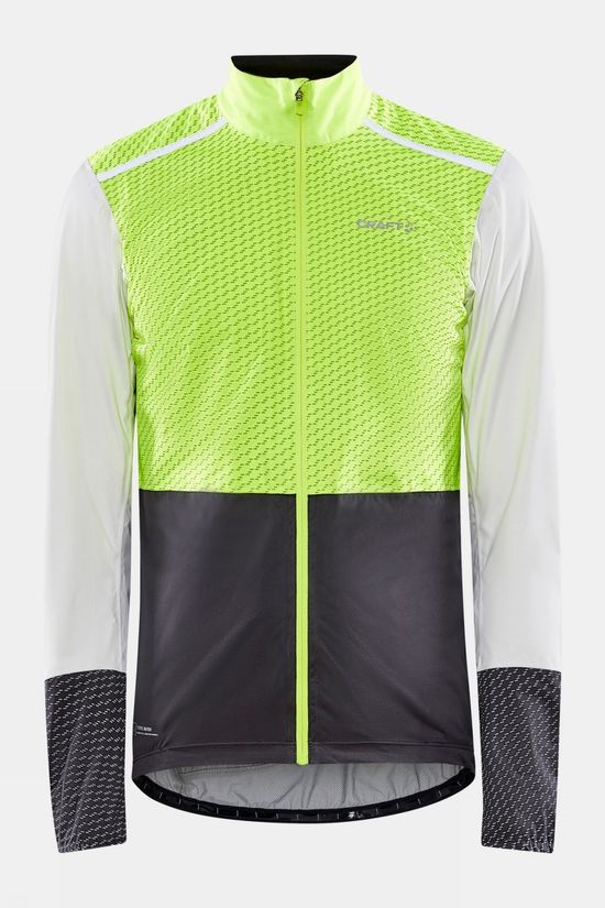 Craft Adv Bike Hydro Lumen Jacket M Flumino-Ash White