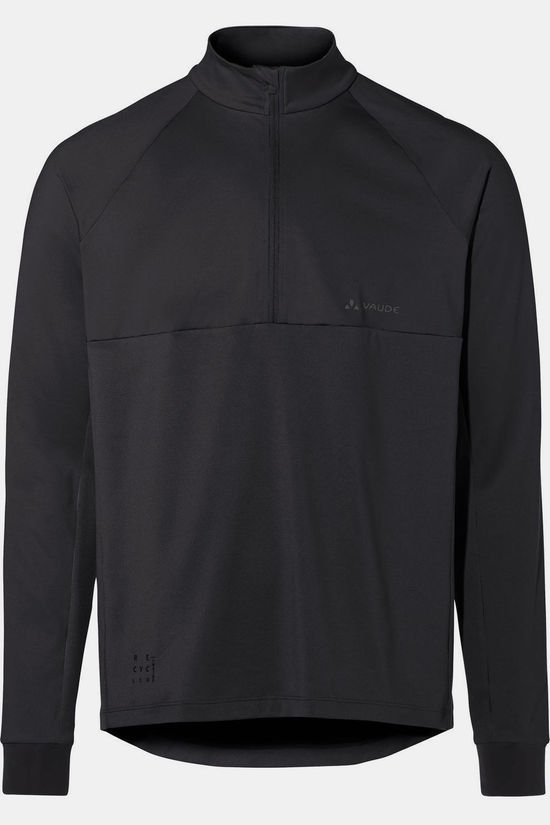 Vaude T-Shirt Men'S Qimsa Halfzip Ls Shirt Black