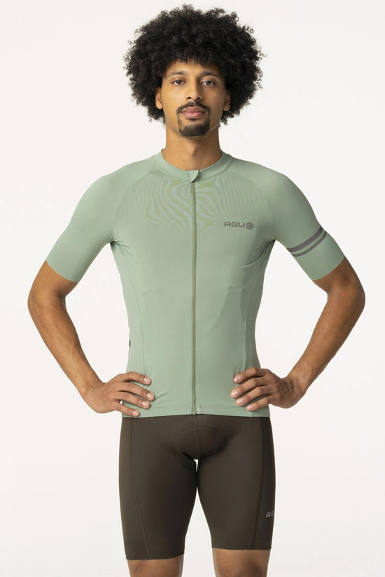 Agu T-Shirt Solid Jersey Sage Green