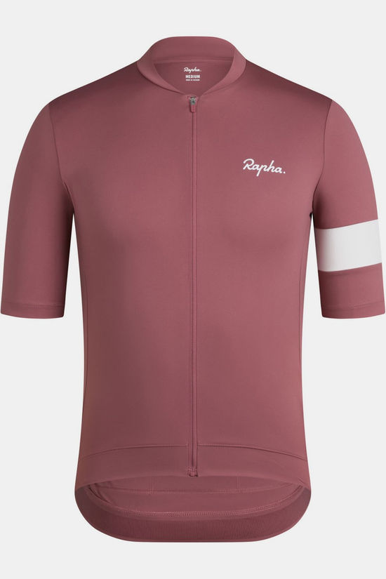 Rapha T-Shirt Jerseys Core Rose Brown/White