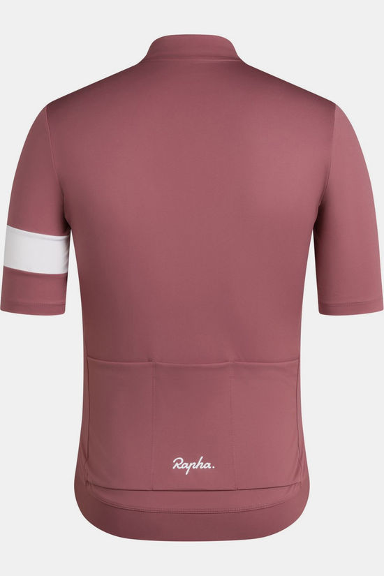 Rapha T-Shirt Jerseys Core Rose Brown/White