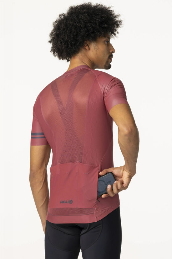Agu T-Shirt High Summer Jersey Ss Performance M Rose Brown