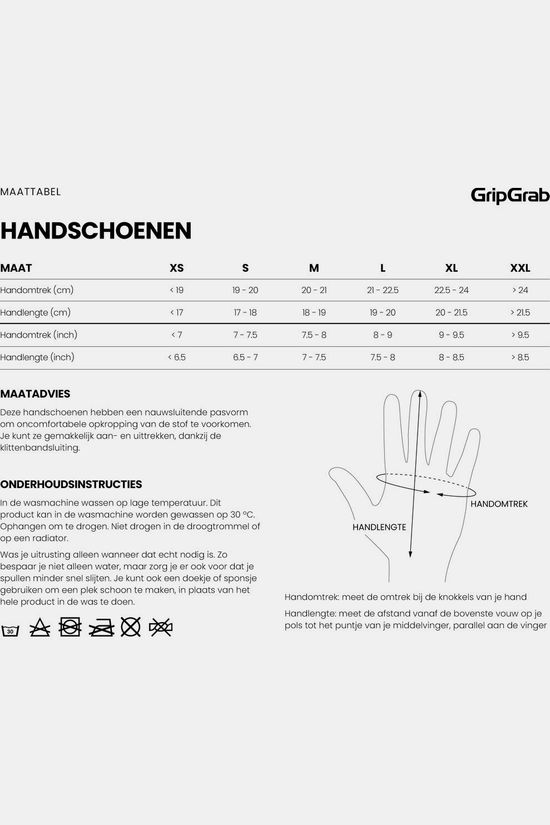 GripGrab Handschoenen Gripgrab Ride Rc Lite Padded Full Finger Summer Gl Black