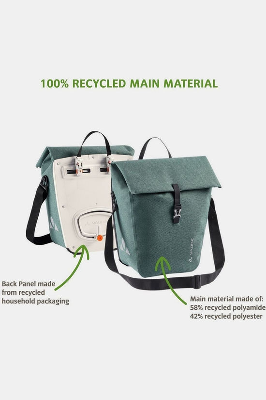 Vaude Sacoche Vélo Arrière Recycle Pro Single Black