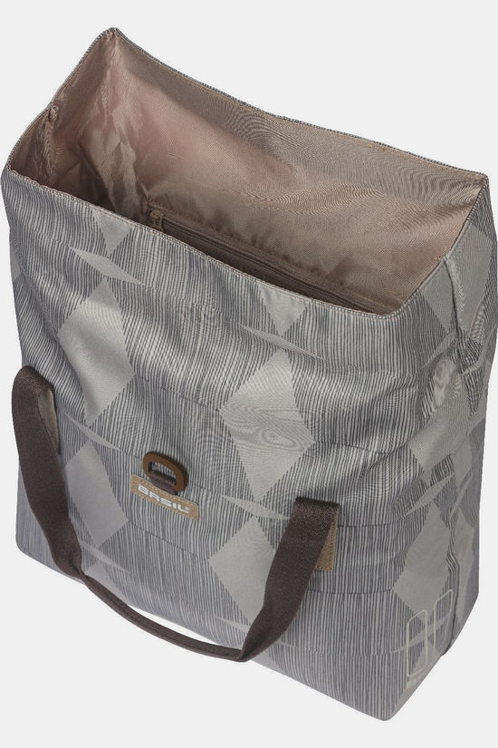 Basil Sacoche Vélo Arrière Elegance Bicycle Shopper Taupe/Sand Brown