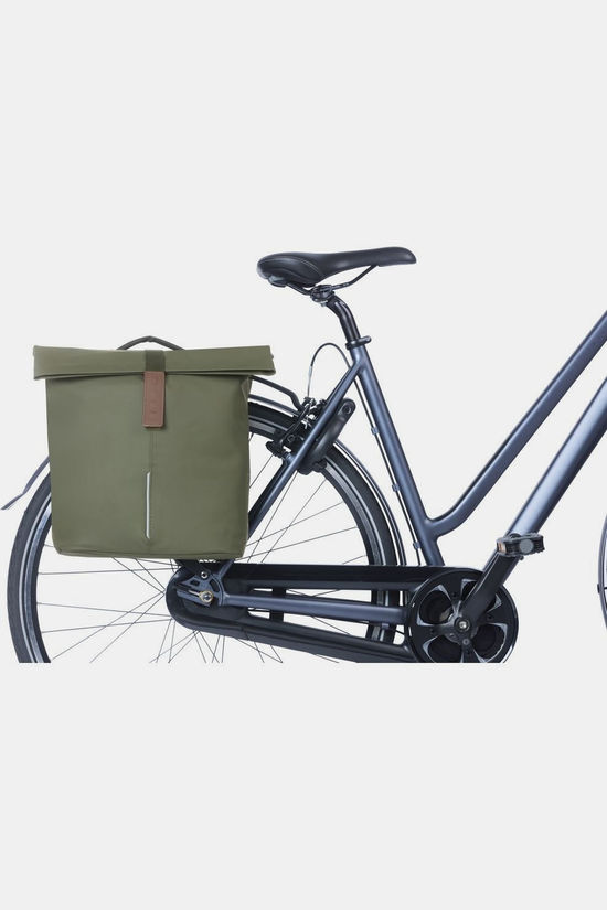 Basil Fietstas Achter City Dubbele Fietstas Mik mid green