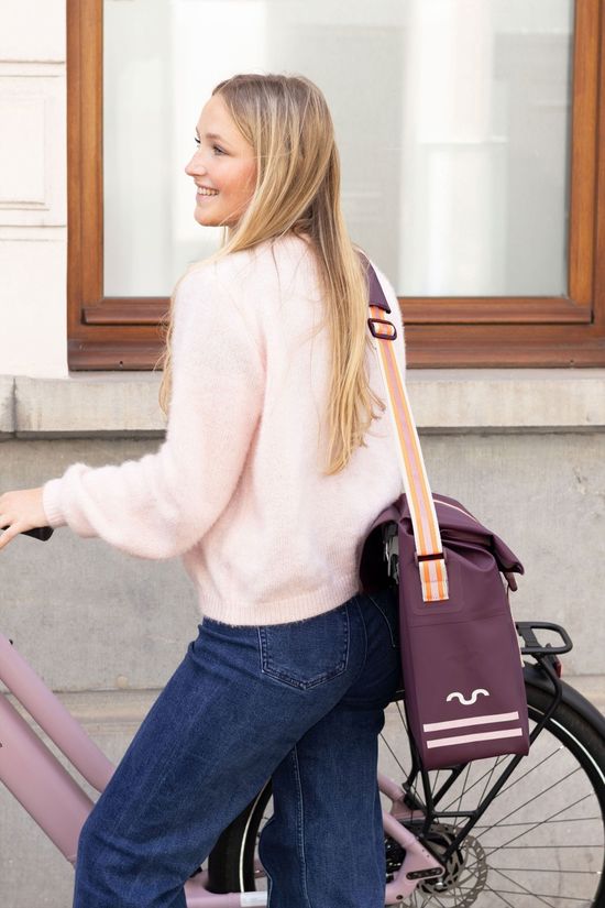 Gofluo Fietstas Achter Robin 2.0 Burgundy