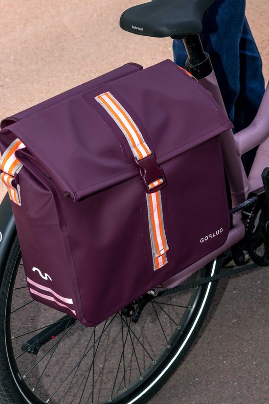 Gofluo Fietstas Achter Robin 2.0 Burgundy