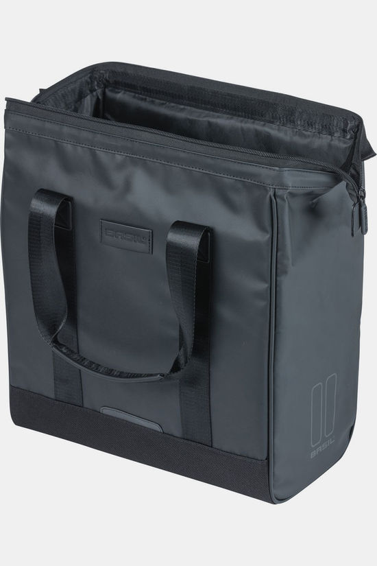 Basil Sacoche Vélo Arrière Basil Grand Fietsshopper Mik Hooks 23L Zwart