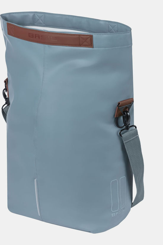 Basil Sacoche Vélo Arrière City Fietsshopper Mik Hooks 14-16L Grafietblauw